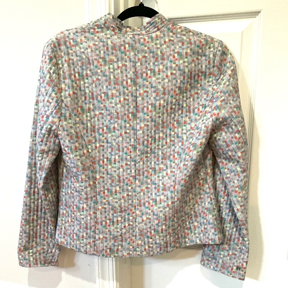 Katie Hill Blazeer 100 percent silk confetti design - Picture 2 of 8